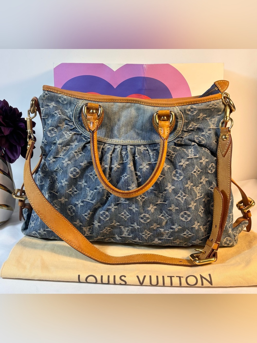 Louis Vuitton Denim Neo Cabby Gm